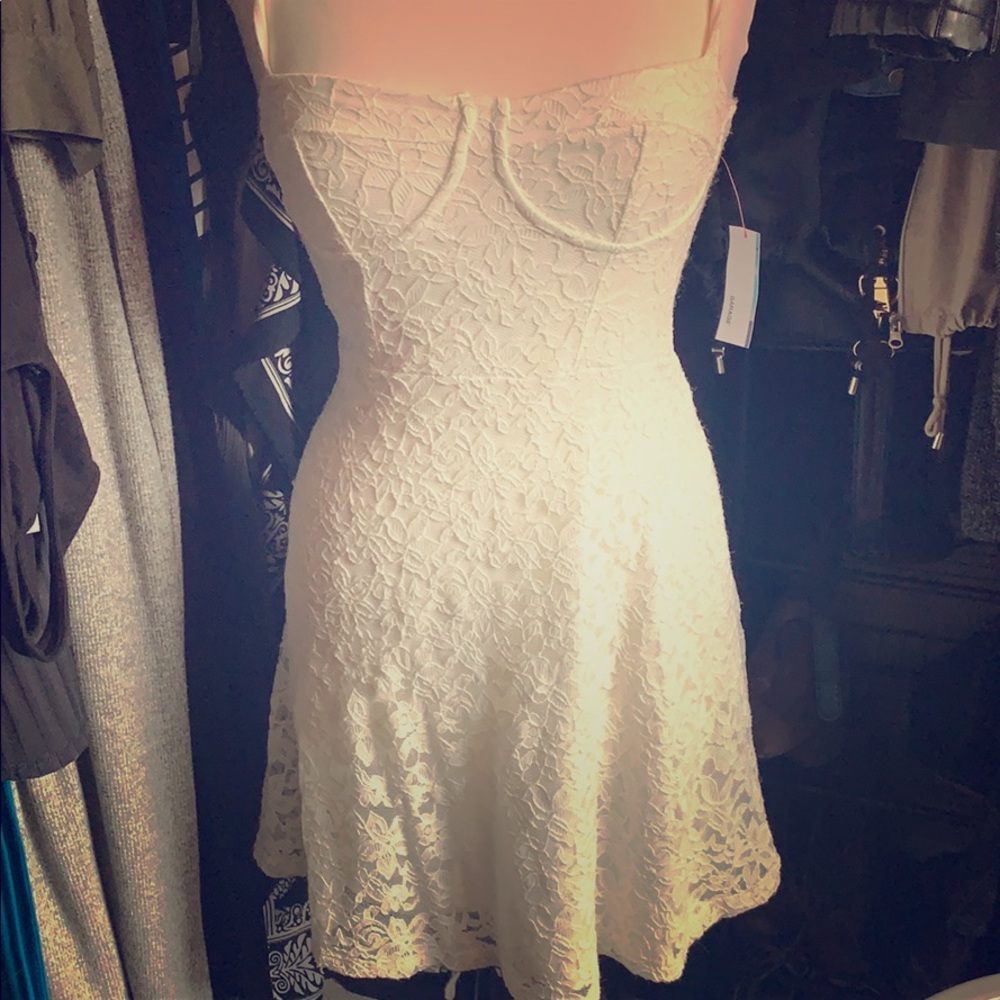 White lace dress